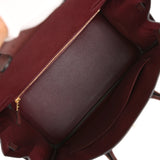 Hermes Birkin 30 Rouge Sellier Ostrich Gold Hardware - Thumbnail View 9