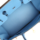 Hermes Birkin 30 Bleu Paradise Epsom Gold Hardware - Thumbnail View 8