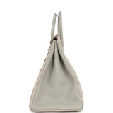 Hermes Special Order (HSS) Birkin 40 Craie, Gris Perle Togo Brushed Palladium Hardware - Thumbnail View 3