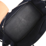 Pre-owned Hermes Birkin 35 Bleu Marine Matte Porosus Crocodile Palladium Hardware - Thumbnail View 9