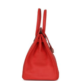 Pre-owned Hermes Birkin 35 Rose Jaipur Epsom Palladium Hardware - Thumbnail View 3