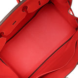 Pre-owned Hermes Birkin 35 Rose Jaipur Epsom Palladium Hardware - Thumbnail View 8