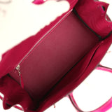 Hermes Birkin 25 Rose Pourpre Shiny Niloticus Crocodile Palladium Hardware - Thumbnail View 9