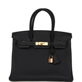Hermes Birkin 30 Caban Togo Rose Gold Hardware - Thumbnail View 1