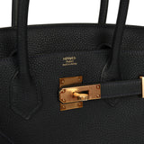 Hermes Birkin 30 Caban Togo Rose Gold Hardware - Thumbnail View 7