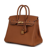 Hermes Birkin 25 Gold Togo Gold Hardware - Thumbnail View 5