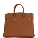 Hermes Birkin 25 Gold Togo Gold Hardware - Thumbnail View 4