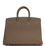 Hermes Birkin 35 Etoupe Togo Palladium Hardware - Thumbnail View 4