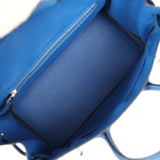Hermes Birkin 25 Bleu France Togo Palladium Hardware - Thumbnail View 8
