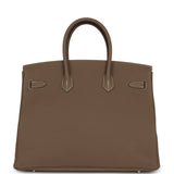 Hermes Birkin 35 Etoupe Togo Palladium Hardware - Thumbnail View 4