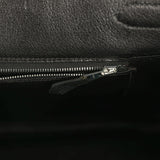 Vintage Hermes Birkin 35 Black Shiny Niloticus Crocodile Palladium Hardware - Thumbnail View 8