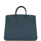 Hermes Birkin 40 Bleu Tempete Togo Palladium Hardware - Thumbnail View 4