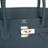 Hermes Birkin 40 Bleu Tempete Togo Palladium Hardware - Thumbnail View 7