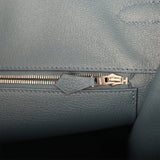 Hermes Birkin 40 Bleu Tempete Togo Palladium Hardware - Thumbnail View 9