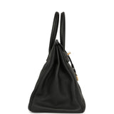 Pre-owned Hermes Birkin 35 Black Togo Gold Hardware - Thumbnail View 3