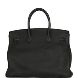 Pre-owned Hermes Birkin 35 Black Togo Gold Hardware - Thumbnail View 4