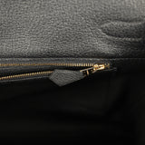 Pre-owned Hermes Birkin 35 Black Togo Gold Hardware - Thumbnail View 8