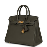Hermes Birkin 25 Vert de Gris Togo Gold Hardware - Thumbnail View 5