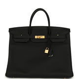 Hermes Special Order (HSS) Birkin 40 Black Verso Togo Brushed Gold Hardware - Thumbnail View 1