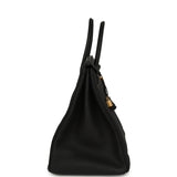 Hermes Special Order (HSS) Birkin 40 Black Verso Togo Brushed Gold Hardware - Thumbnail View 3