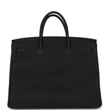 Hermes Special Order (HSS) Birkin 40 Black Verso Togo Brushed Gold Hardware - Thumbnail View 4