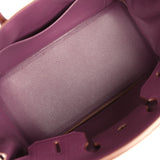 Pre-owned Hermes Birkin 35 Cassis Fjord Gold Hardware - Thumbnail View 8