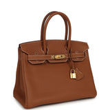 Hermes Birkin 30 Gold Togo Gold Hardware - Thumbnail View 2