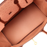 Hermes Birkin 30 Terre Cuite Ostrich Gold Hardware - Thumbnail View 8