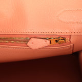 Hermes Birkin 30 Terre Cuite Ostrich Gold Hardware - Thumbnail View 9