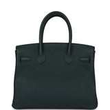 Hermes Birkin 30 Vert Cypress Clemence Gold Hardware - Thumbnail View 4