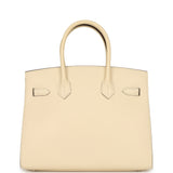 Hermes Birkin Sellier 30 Nata Epsom Palladium Hardware - Thumbnail View 4