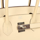 Hermes Birkin Sellier 30 Nata Epsom Palladium Hardware - Thumbnail View 7