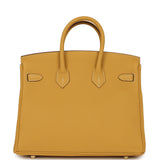 Hermes Birkin 25 Curry Togo Gold Hardware - Thumbnail View 4