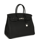 Hermes Birkin 35 Black Togo Palladium Hardware - Thumbnail View 2