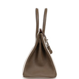 Hermes Special Order (HSS) Birkin 30 Nata, Etoupe Chevre Mysore Permbarass Hardware - Thumbnail View 3