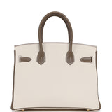 Hermes Special Order (HSS) Birkin 30 Nata, Etoupe Chevre Mysore Permbarass Hardware - Thumbnail View 4
