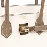 Hermes Special Order (HSS) Birkin 30 Nata, Etoupe Chevre Mysore Permbarass Hardware - Thumbnail View 7