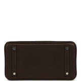 Hermes Birkin 30 Ebene Barenia Faubourg Palladium Hardware - Thumbnail View 6