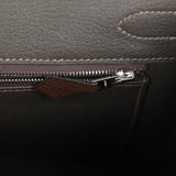 Hermes Birkin 30 Ebene Barenia Faubourg Palladium Hardware - Thumbnail View 8