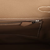 Pre-owned Hermes Birkin 35 Etoupe Togo Palladium Hardware - Thumbnail View 8