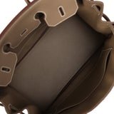 Pre-owned Hermes Birkin 35 Etoupe Togo Palladium Hardware - Thumbnail View 9