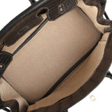 Vintage Hermes Travel Birkin 30 Graphite Matte Niloticus Crocodile Brushed Palladium Hardware - Thumbnail View 8