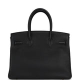 Pre-owned Hermes Birkin 30 Black Togo Gold Hardware - Thumbnail View 4