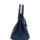 Hermes Birkin 25 Bleu Saphir Swift Palladium Hardware - Thumbnail View 3