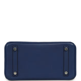 Hermes Birkin 25 Bleu Saphir Swift Palladium Hardware - Thumbnail View 6