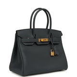 Hermes Birkin 30 Gris Misty Togo Gold Hardware - Thumbnail View 2