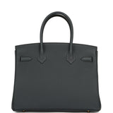 Hermes Birkin 30 Gris Misty Togo Gold Hardware - Thumbnail View 4