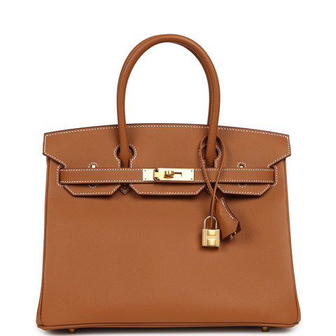 Hermes Birkin 30 Gold Epsom Gold Hardware