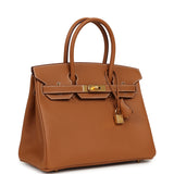 Hermes Birkin 30 Gold Epsom Gold Hardware - Thumbnail View 2