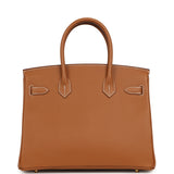 Hermes Birkin 30 Gold Epsom Gold Hardware - Thumbnail View 4